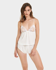 Ivory Bridal Satin Camisole & Knicker Set, BB Lingerie