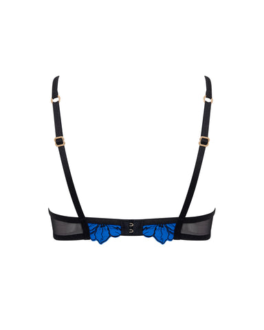 Sorento Wired Bra Black/Egyptian Blue