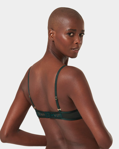 Laurel Wired Bra Botanical Garden Green